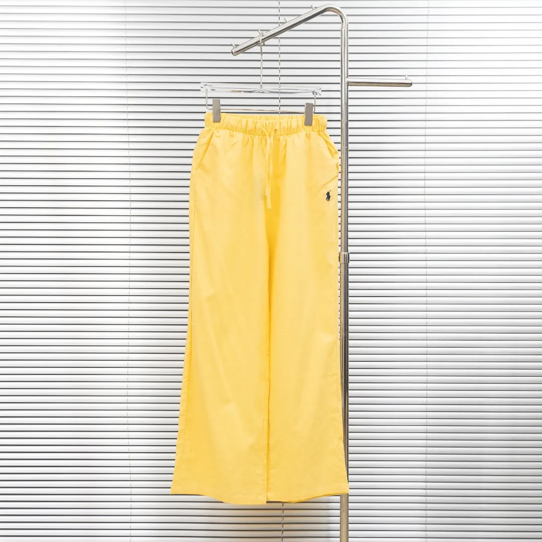 P270 top version (different currencies) You can scan the QR code to enter the official website. Style: Ralph Lauren POLO linen old money style embroidered trousers. Color: Picture color. Size: S-L. Fabric: Linen. Accessories: Full set of customized accessories. No gender distinction. Same style for men and women.